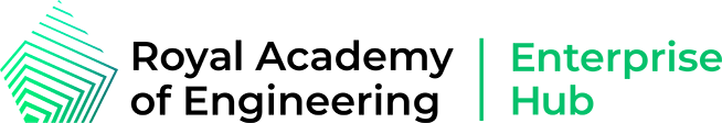 Logo of Royal Acadamy of Engineering, Enterprise Hub – DroneTector Sponsor